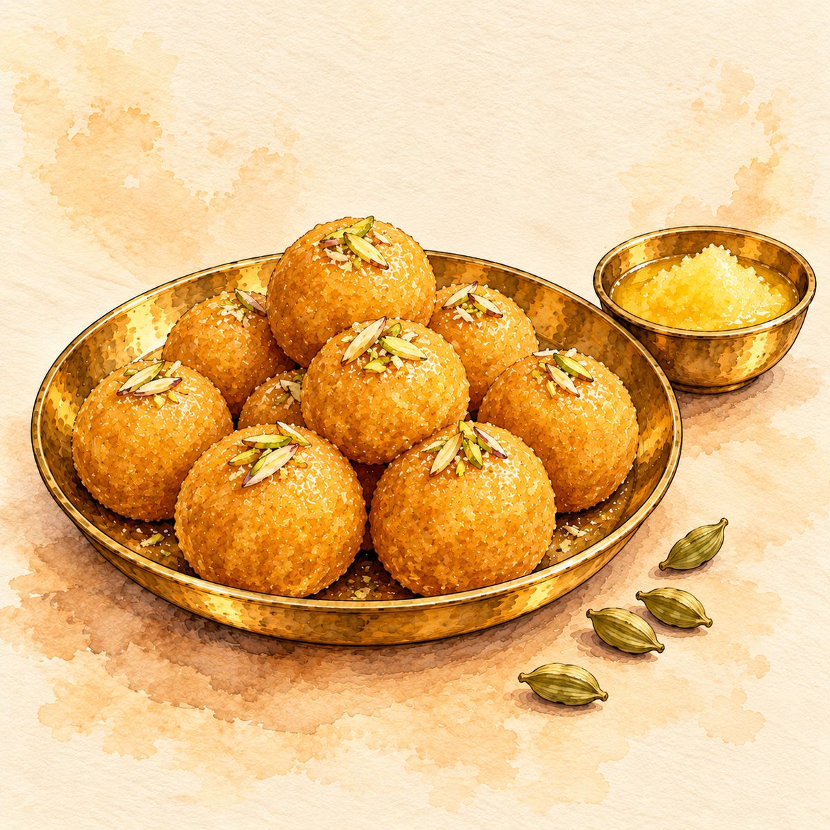 Besan ladoo